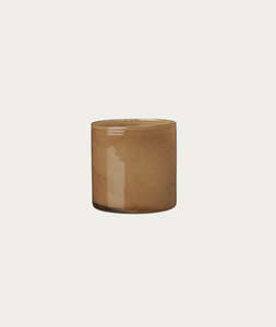 Candle Holders: Disa Candle Holder - Light Brown, Medium
