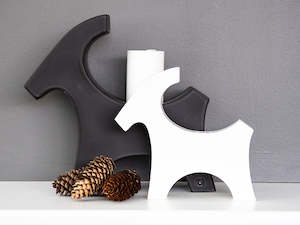 Candle Goat - Wooden Stand For Candles – White