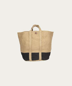Julia Bag - Natural with Black Stripe