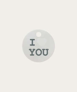 Cards: Card - I Love You, Silver