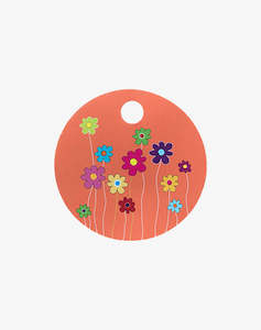 Cards: Card - Flower, Orange