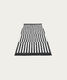 Striped Mat - Black and White Runner