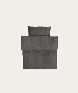 Bed Linen: Eden Bed Set - Grey - Single bed set
