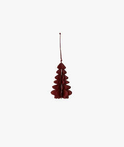Spruce Tree Decoration - Red