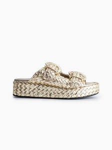 Sandals: Frannie gold