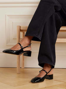 Maeve Crystal black patent