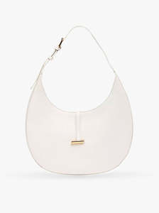 Little Liffner Sweden: Moon Shoulder Bag cream