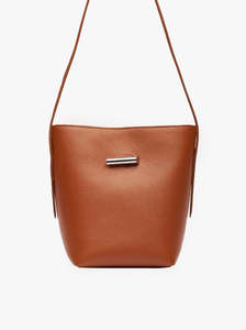 Little Liffner Sweden: Penne Bucket Tan leather