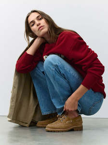 Cameron Boat Shoe caramel suede