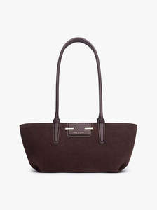 Realm Top Handle chocolate suede
