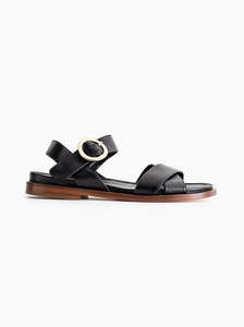Sale Sandals: Costa black leather