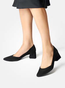 Harlow black suede