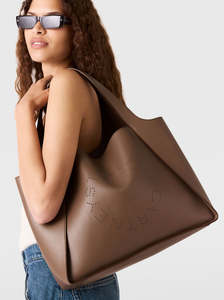 Exclusive Collection Bags: Logo Tote ash