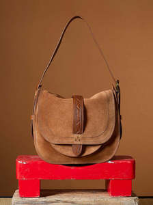 Exclusive Bags: Mario tan suede