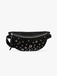 Bags: Lino Banane Tandem black suede