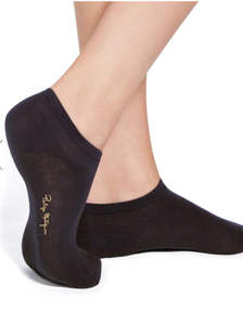 Hosiery Socks: Cotton anklet black