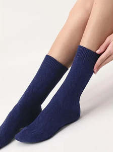 Hosiery Socks: Gwen Sock marine blue