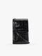Poucheroo black croc