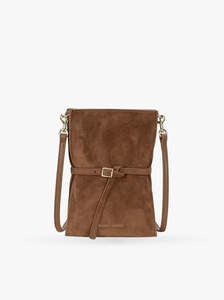 Mr Penny Pochette hazel suede
