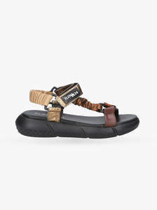 Sandals: Tango black multi