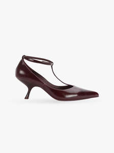 Pumps: Epona T-bar dark cherry gloss