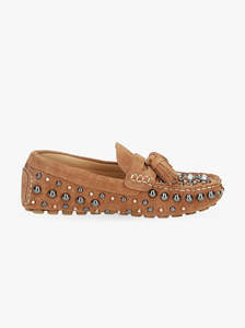 Loafers: Sadie tan suede