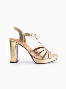 Pumps: Cafra gold