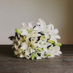 Our Flowers: Long Stem Lily Bouquet