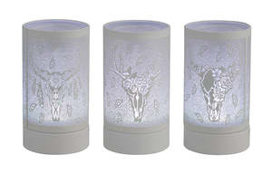 Led Warmers: White Cow Skulls - LED Warmer
