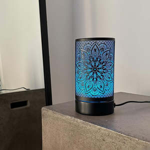 Mandala Warmer: Mandala - Black LED Warmer