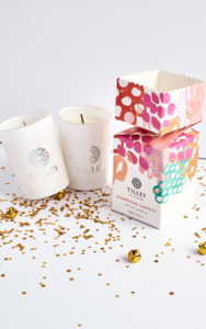 Tilley - Festive Bon Bon Votive - Champagne Confetti