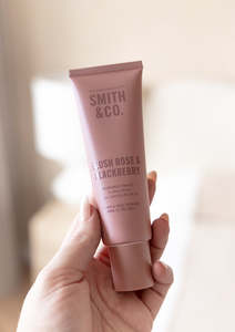 The Aromatherapy Company: Smith & Co. Hand and Nail Pomade 80ml - Blush Rose & Blackberry