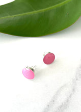 Jewelry: Odi Boutique - Luxe Resin sterling Silver Bubblegum Pink Studs 12mm