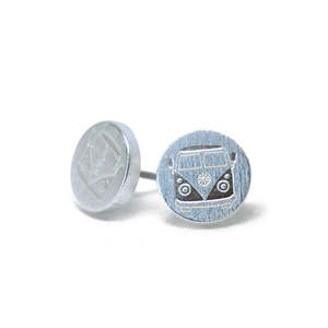 Jewelry: Keke Silver - Camper Combi Silver Studs.