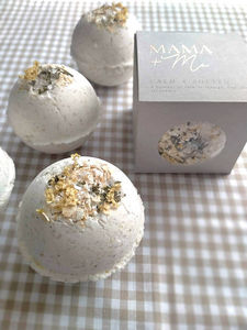 Mama & Me - Calm + Soften Pregnancy Safe botanical bath bomb