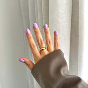 Manicure Pedicure: Pressing Nails -  Light Purple - Extra Short