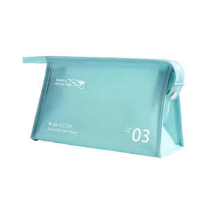 PVC Jelly Cosmetics Pouch - Blue