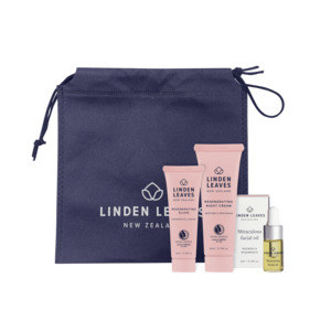 Linden Leaves: Radiance Revival Skincare Trio Travel Set