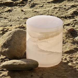 Onyx: Pink Onyx Candle Vessel