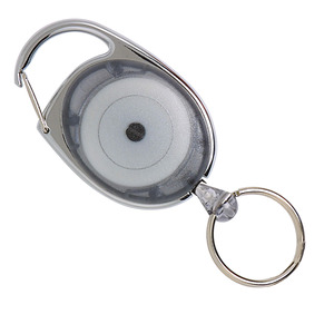 Id Card Holders Accessories: Rexel ID Retractable Snap Lock Keyholder Black