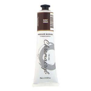 Chromacryl Student Acrylic Paint 75ml Burnt Umber