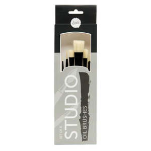 Das Studio Artists Oil Brush Synthetic Hair Set of 6