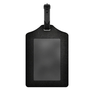 Moki Luggage Tag Leather Black