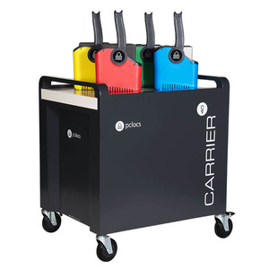 Device Carrying And Charging Station: PC Locs 40 Bay Charging Trolley for Laptops