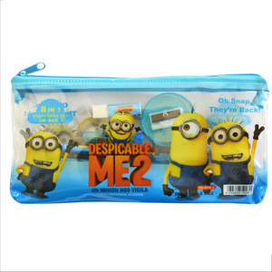 Hot Offers: Despicable Me-2 Stationery Set 8 in 1 Blue
