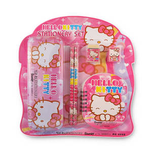 Hot Offers: Hello Kitty Stationery Set for Kids – 6 Piece School Gift Pack