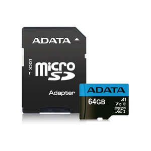 Battery Banks Charging Cables Accessories: ADATA Premier microSDHC Memory Card 64GB