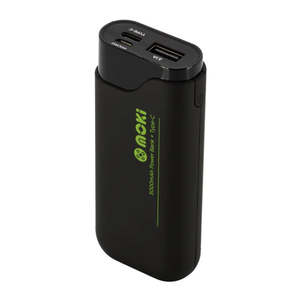 Battery Banks Charging Cables Accessories: Moki Power Bank Plus 5000mAh USB + Type-C Fast Charge