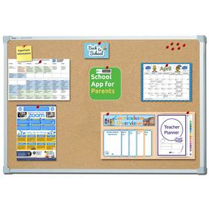 Corkboards: Quartet Premium Corkboard Aluminium Frame 1200 x 2400mm