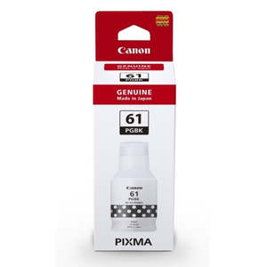 Canon PIXMA GI-61BK Mega Tank Refill Ink Bottle 135ml Black